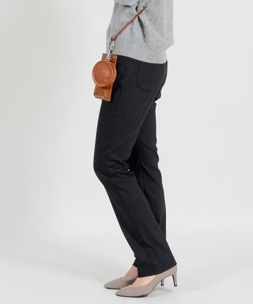 SALE] デニム見えラクの美ストレートパンツ 股下72cm | CAFE TABi
