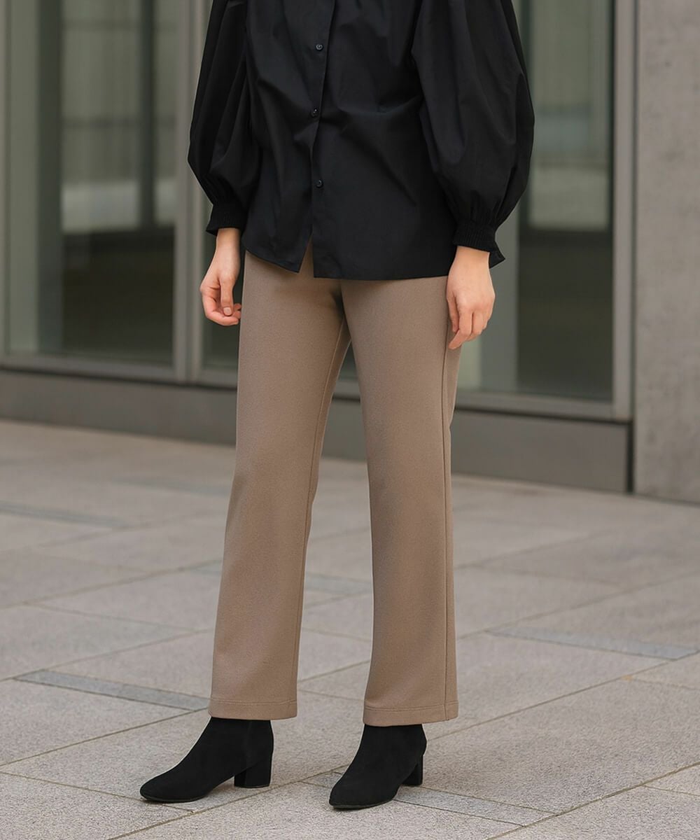 日本製】美起毛3Dストレートパンツ 股下68cm | CAFE TABi オンライン